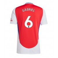 Arsenal Gabriel Magalhaes #6 Domáci futbalový dres 2024-25 Krátky Rukáv